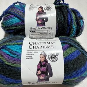 Loops & Thread Charisma YARN Northern Lights Color Set of 2 NEW